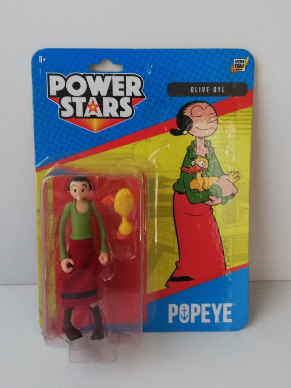 Power Stars Popeye's "Olive Oil" with Duck Boss Fight Studios 5” Figure - New